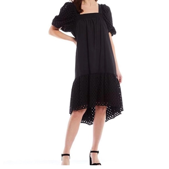 Gibson Latimer Dresses & Skirts - Gibson & Latimet high-low puffed sleeve dress size xl, black